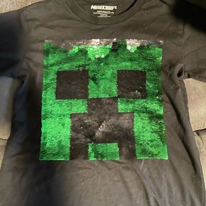 Minecraft creeper shirt size 10/12